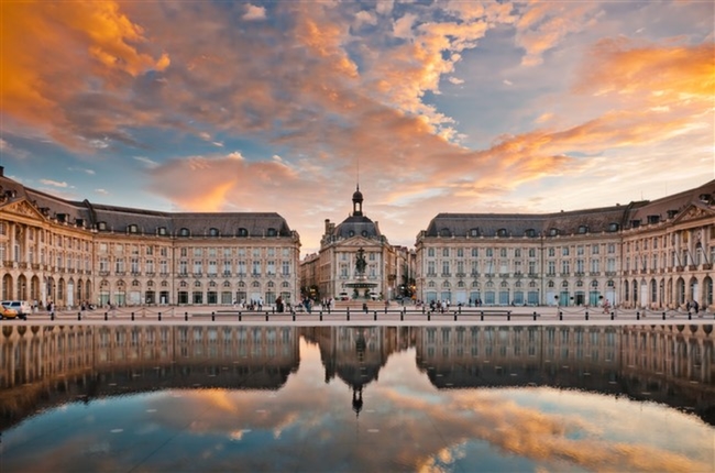 Bordeaux Tarihi Liman Kenti Fransa